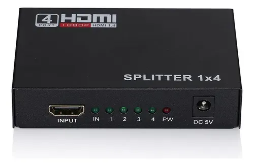 CONVERTIDOR GENERICA DIVISOR/SPLITER 1 X 4 HDMI, vista 3